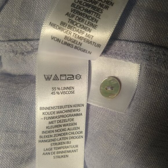 Tahari  L   women's tunic button down  lavender - Picture 4 of 11